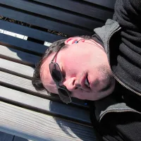 Taking a rest on the Bench.