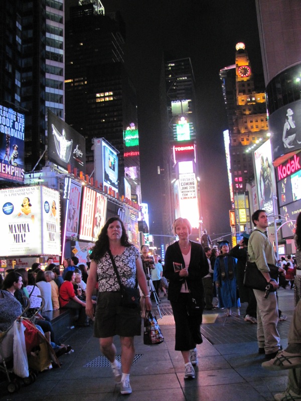 Couple in Times Square