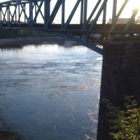 Saint John River Under the Bridge