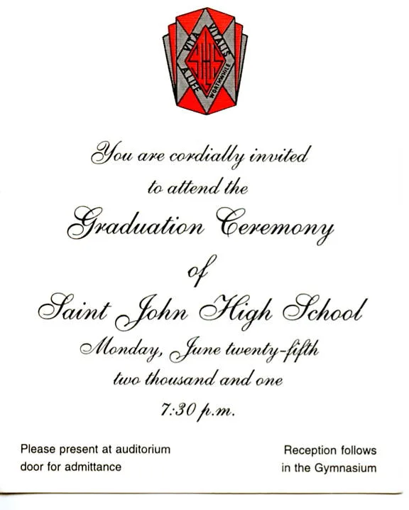 SJHS Class of 2001