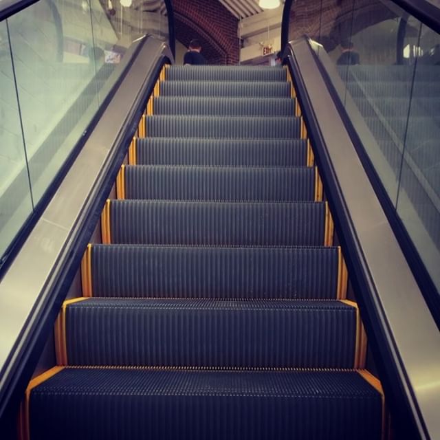 A working escalator!