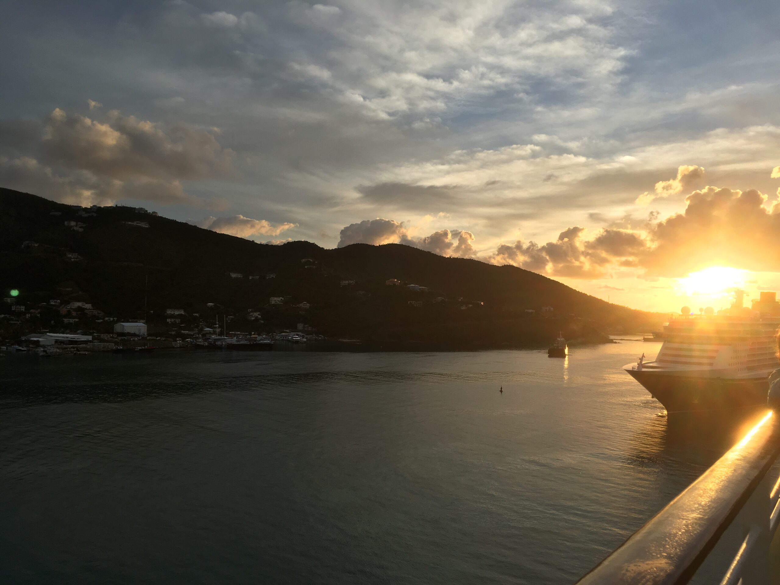 Sunrise over Tortola BVI